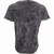Spiral Unisex Acid Wash T-Shirt: Raven Heart (Black & Grey)