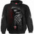 Spiral Unisex Pullover Hoodie: Forbidden (Black) (Back & Sleeve Print)