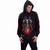 Spiral Unisex Pullover Hoodie: Third Eye Awakening (Black) (Back & Sleeve Print)