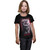 Spiral Kids Girls Boat Neck T-Shirt: Anger Management (Black)