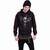 Spiral Unisex Pullover Hoodie: Rock Loud (Black) (Back & Sleeve Print)