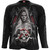Spiral Unisex Long Sleeve T-Shirt: High Priestess (Black) (Back & Sleeve Print)
