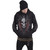 Spiral Unisex Pullover Hoodie: High Priestess (Black) (Back & Sleeve Print)