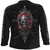 Spiral Unisex Long Sleeve T-Shirt: Love Is Dead (Black) (Back & Sleeve Print)