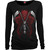 Spiral Ladies Long Sleeve Baggy T-Shirt: Reaperess (Black)