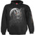 Spiral Unisex Pullover Hoodie: Wings Of Wisdom (Black) (Back & Sleeve Print)