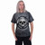 Spiral Unisex Acid Wash T-Shirt: Cracking Up (Black & Grey)