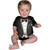 Spiral Kids Baby Grow: Tuxed (Black)
