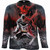 DC Comics Unisex Long Sleeve T-Shirt: Batman Asylum Wrap (Black) (All Over Print)