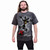 Looney Tunes Unisex Acid Wash T-Shirt: Coyote Missed The Spot (Black & Grey)