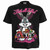Looney Tunes Unisex T-Shirt: Bugs Evil Bunny (Black)