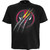 Marvel Comics Unisex T-Shirt: Deadpool Slashed (Black)