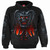 Spiral Unisex Pullover Hoodie: Death Embers (Black) (Back & Sleeve Print)