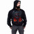 Spiral Unisex Pullover Hoodie: Death Embers (Black) (Back & Sleeve Print)