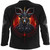 Spiral Unisex Long Sleeve T-Shirt: Baphomet (Black) (Back & Sleeve Print)