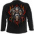 Spiral Unisex Long Sleeve T-Shirt: Revelation (Black) (Back & Sleeve Print)