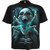 Spiral Unisex T-Shirt: Ghost Skull (Black) (Back Print)