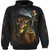 Spiral Unisex Pullover Hoodie: Witch's Brew (Black) (Back & Sleeve Print)
