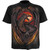 Spiral Kids T-Shirt: Dragon Furnace (Black) (Back Print)