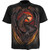 Spiral Unisex T-Shirt: Dragon Furnace (Black) (Back Print)