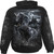 Spiral Unisex Pullover Hoodie: Dark Unicorn (Black) (Back & Sleeve Print)