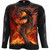 Spiral Unisex Long Sleeve T-Shirt: Draconis (Black) (Back & Sleeve Print)