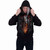 Spiral Unisex Pullover Hoodie: Draconis (Black) (Back & Sleeve Print)