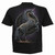 Spiral Unisex T-Shirt: Celtic Unicorn (Black) (Back Print)