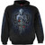 Spiral Unisex Pullover Hoodie: Grieving Angel (Black) (Back & Sleeve Print)