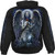 Spiral Unisex Pullover Hoodie: Grieving Angel (Black) (Back & Sleeve Print)