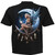 Spiral Unisex T-Shirt: Moon Fairy (Black) (Back Print)