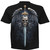 Spiral Unisex T-Shirt: Angel Sword (Black) (Back Print)