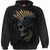 Spiral Unisex Pullover Hoodie: Black Gold (Black) (Back & Sleeve Print)
