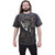 Spiral Unisex Acid Wash T-Shirt: Diesel Punk (Black & Grey)