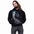 Spiral Unisex Pullover Hoodie: From Darkness (Black) (Back & Sleeve Print)