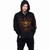 Spiral Unisex Pullover Hoodie: Dripping Gold (Black) (Back & Sleeve Print)