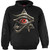 Spiral Unisex Pullover Hoodie: Evil Eye (Black) (Back & Sleeve Print)