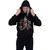 Spiral Unisex Pullover Hoodie: Evil Eye (Black) (Back & Sleeve Print)