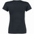 Spiral Kids Girls Boat Neck T-Shirt: Plain (Black) (Blank)