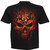 Spiral Kids T-Shirt: Skull Blast (Black) (Back Print)