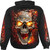 Spiral Kids Pullover Hoodie: Skull Blast (Black) (Back & Sleeve Print)
