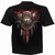 Spiral Unisex T-Shirt: Cry Of The Wolf (Black) (Back Print)