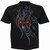 Spiral Unisex T-Shirt: Steampunk Skull (Black) (Back Print)