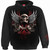Spiral Unisex Pullover Hoodie: Lockdown 2020 (Black) (Back & Sleeve Print)