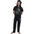 Spiral Unisex 4 Piece Gothic Pyjama Set: Celtic Wolf (Black) (Back Print)