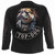 Spiral Unisex Long Sleeve T-Shirt: Top Dog (Black) (Back & Sleeve Print)