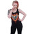 Spiral Ladies Razor Back Vest T-Shirt: Speed Freak (Black)