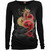 Spiral Ladies Long Sleeve Baggy T-Shirt: Shenlong (Black)