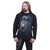 Spiral Unisex Long Sleeve T-Shirt: Odin's Warrior (Black) (Back & Sleeve Print)