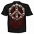 Spiral Unisex T-Shirt: War Kills (Black) (Back Print)